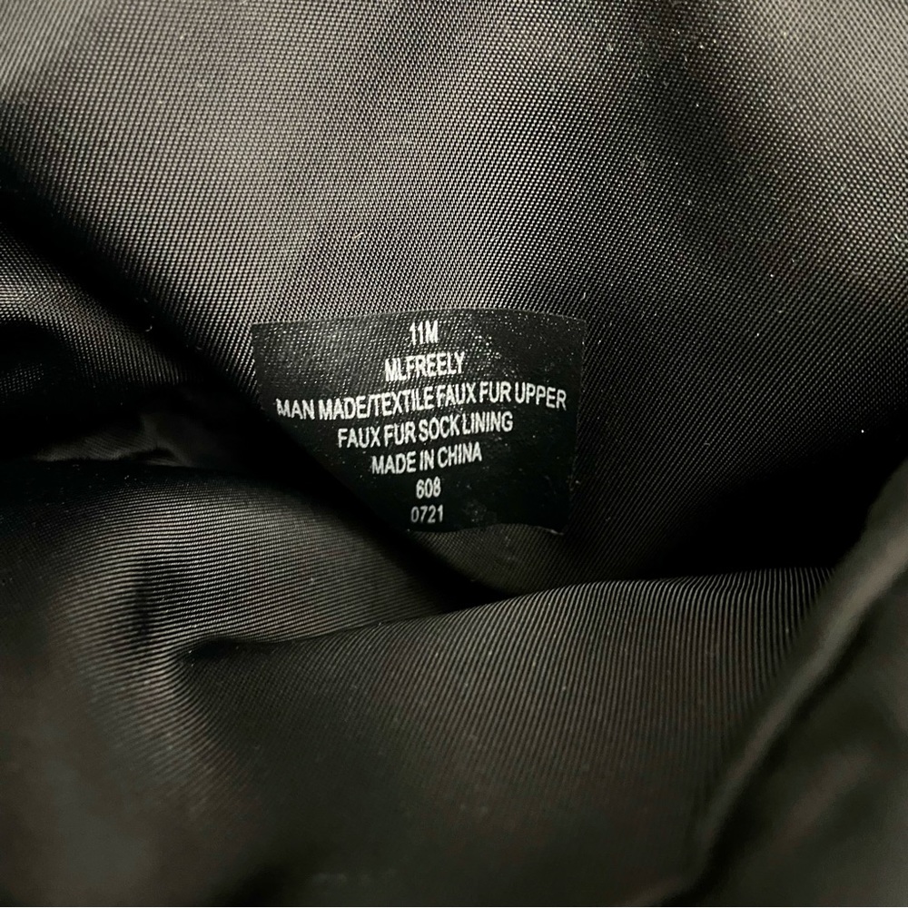 Marc Fisher Boots Womens 11 Freely Lug Sole Waterproof Sherpa Rubber Gorpcore - Picture 9 of 11